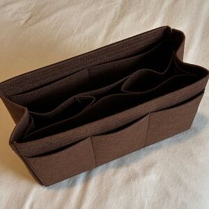 Brown Tote Bag Organizer Insert